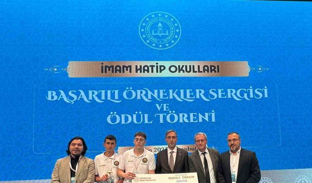 Bayburt Anadolu İmam Hatip Lisesi projesiyle Türkiye üçüncüsü oldu