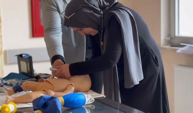 Bayburt’ta sağlık çalışanlarına bebek ölümlerini azaltmaya yönelik eğitim verildi