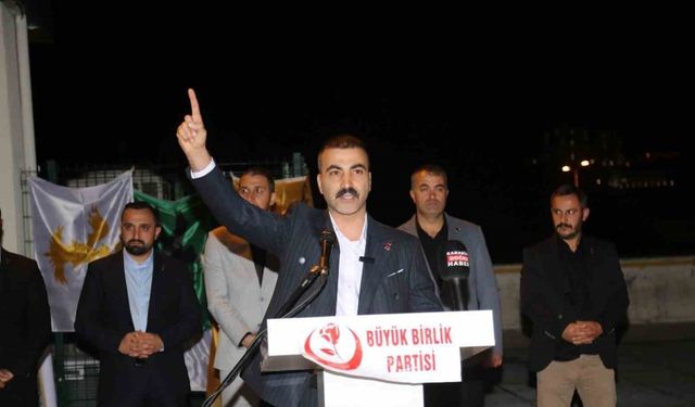 BBP Karabük İl Başkanı Kesgin: "Zulme sessiz kalmak, zulme ortak olmaktır"
