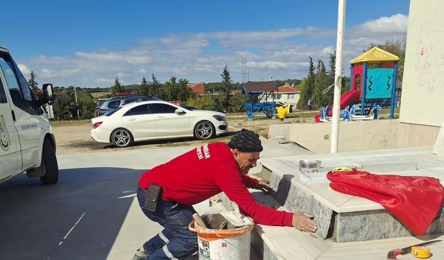 Belediyeden köy okullarına destek