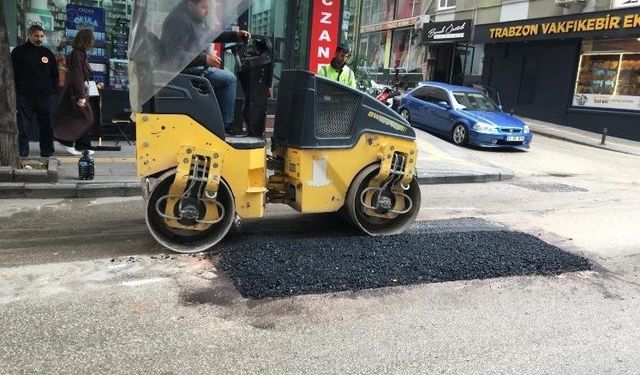 Bilecik’te onlarca noktada asfalt yama çalışması yapıldı