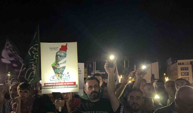 Bingöl’de Filistin’e destek yürüyüşü