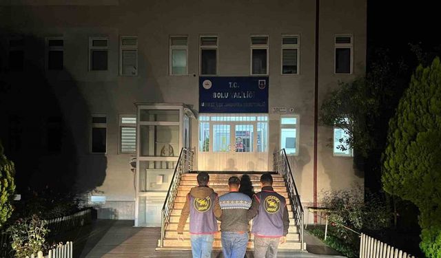 Bolu’da 13 yıl kesinleşmiş hapis cezası bulunan aranan şahıs yakalandı