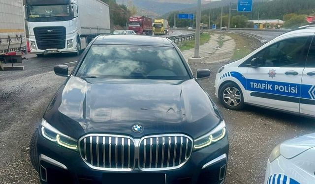 Bozüyük’te aracında ikiz plaka kullanan şahısa 50 bin 834 TL para cezası