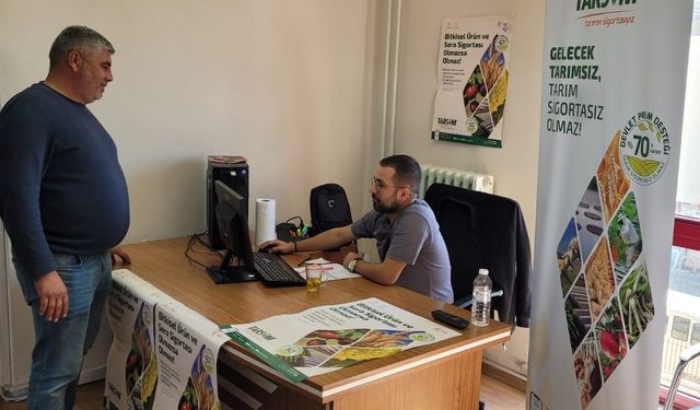Buharkent’te üreticiler tarım sigortası konusunda bilgilendirildi