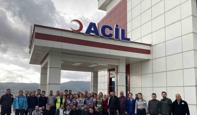 Çameli Devlet Hastanesinde HAP tatbikatı yapıldı