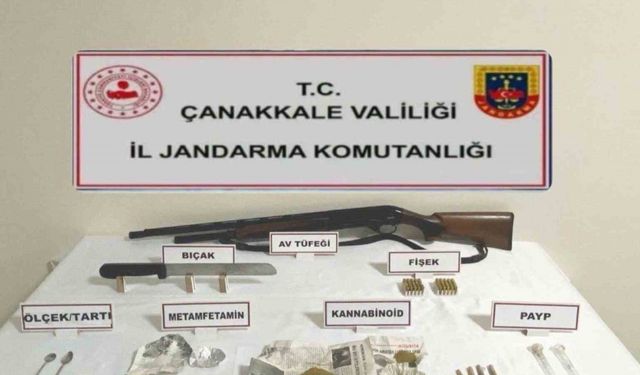 Çanakkale’de uyuşturucu operasyonu: 4 tutuklama