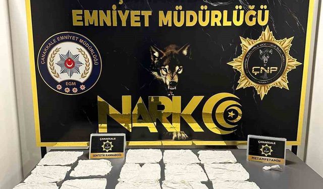 Çanakkale’de uyuşturucu operasyonuna 2 tutuklama