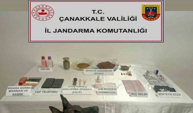 Çanakkale’de uyuşturucu operasyonuna 5 tutuklama