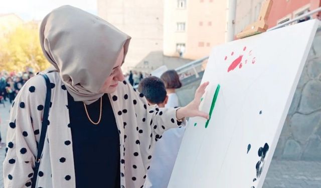 Cengiz Topel İlkokulunda Filistin etkinliği