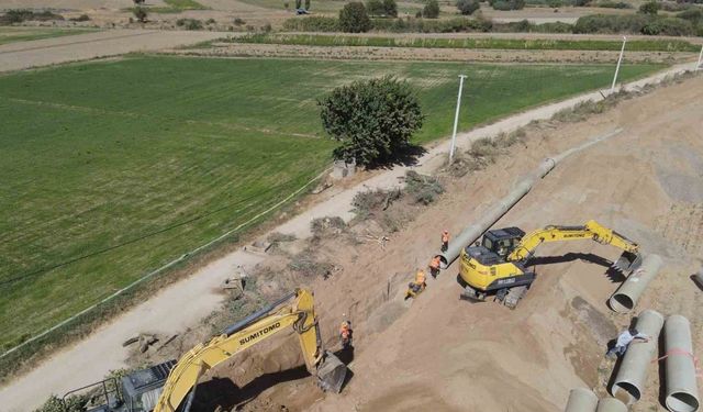 Çine’de 38 bin dekar arazi modern sisteme kavuşacak