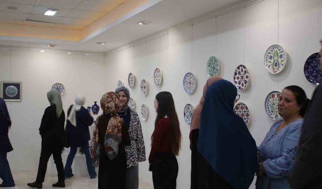 Çini Sanatı SAÜ’de sergilendi