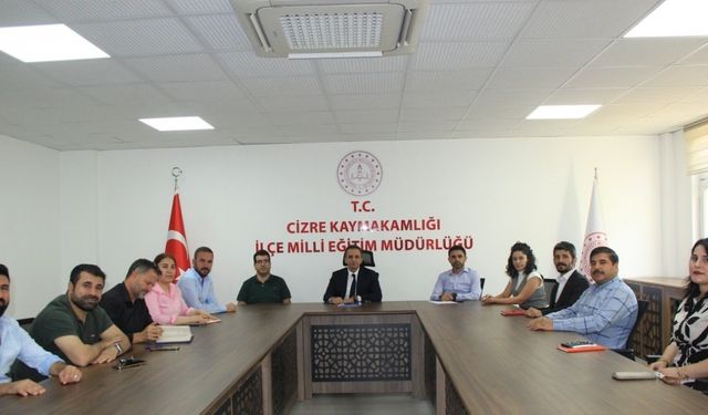 Cizre’de özel öğretim kurs değerlendirme toplantısı