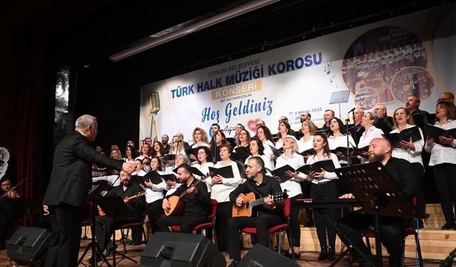 Çorum Belediyesi THM Korosu yeni sezona "Merhaba" dedi