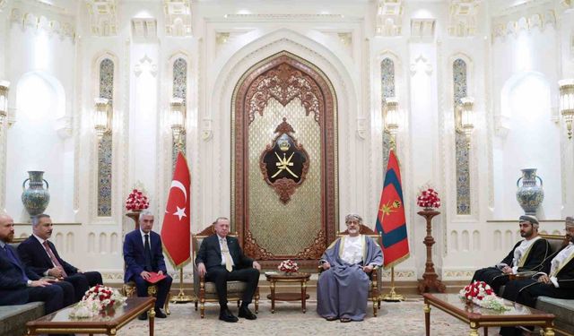 Cumhurbaşkanı Erdoğan, Umman Sultanı Al Said ile bir araya geldi