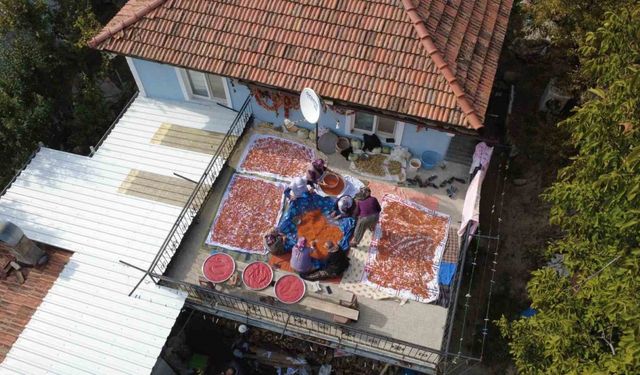 Demirci’nin 16 çeşitli tarhanası kışa hazırlanıyor