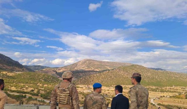Dicle Kaymakamı Mustafa Atış askeri üs bölgesini ziyaret etti
