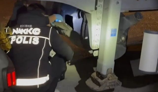 Edirne’de 210 milyon liralık kokain operasyonu