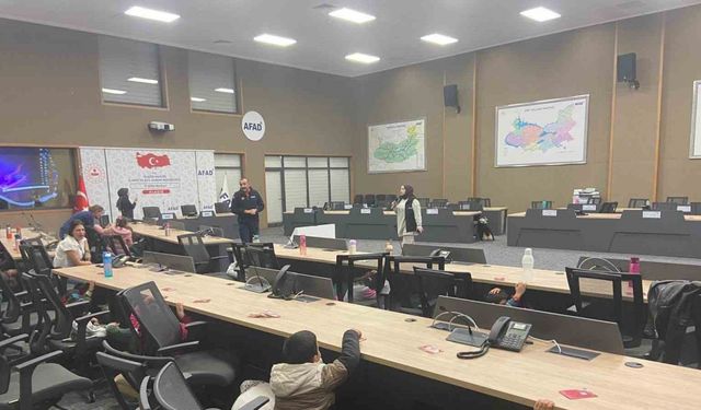 Elazığ’da öğrencilere afet farkındalık eğitimi