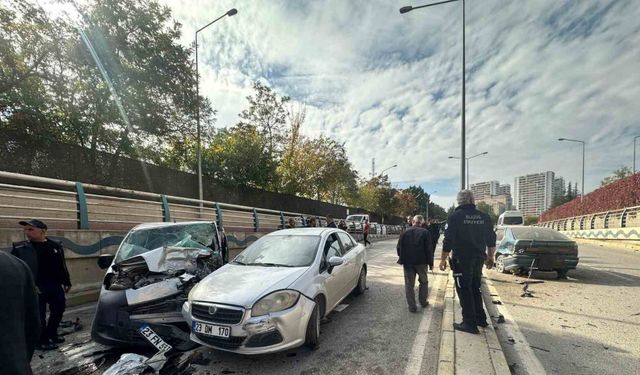 Elazığ’daki zincirleme trafik kazası: 1 ölü, 4 yaralı