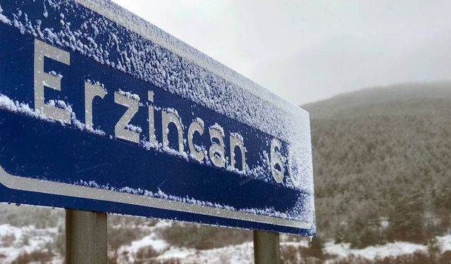 Erzincan’da sağanak yağış, yüksek kesimlerde kar bekleniyor