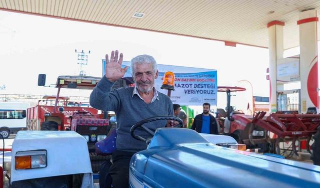 Gaziantep Büyükşehir’den çiftçiye 18 milyon 392 bin 300 litre mazot desteği