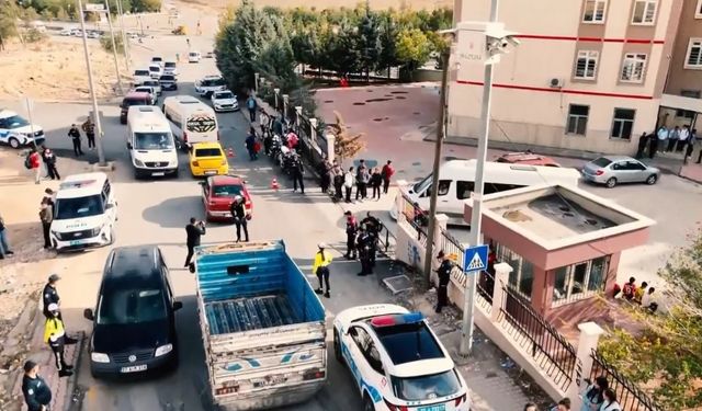 Gaziantep’te okul çevrelerinde dron destekli uygulama