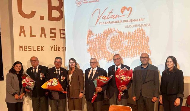 Gaziler, öğrencilerle buluştu