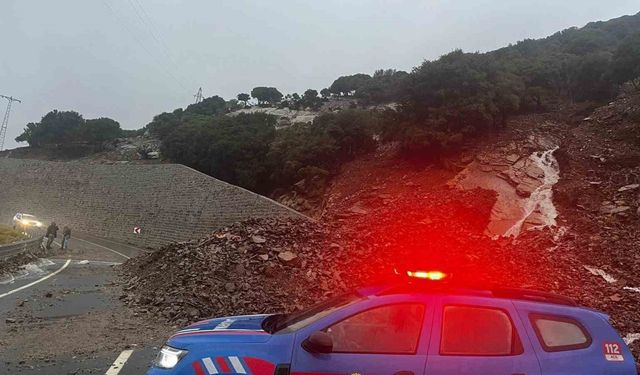 Gökçeada’da sele teslim olan bölgeler dron ile görüntülendi