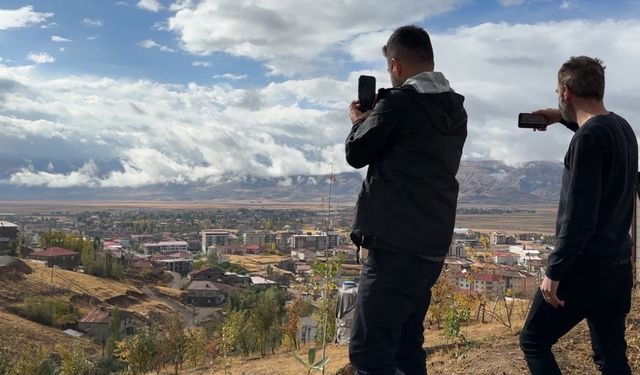 İkiyaka Dağları beyaza büründü