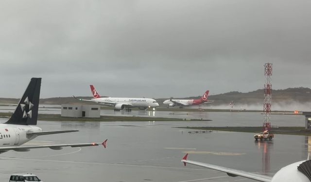 İstanbul Havalimanı’nda yağmur