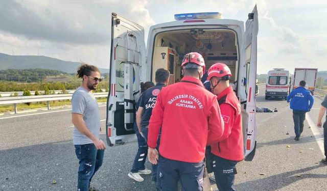İstanbul-İzmir Otoyolu’nda kamyonet otomobille çarpıştı: 1 ölü, 1 yaralı