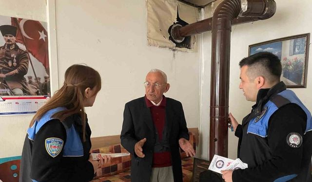 Karabük Emniyeti’nden soba ve şofben zehirlenmelerine karşı bilinçlendirme çalışması