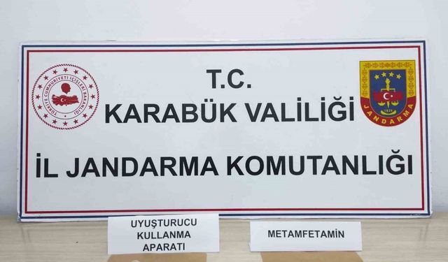 Karabük’te Jandarmadan uyuşturucu operasyonu