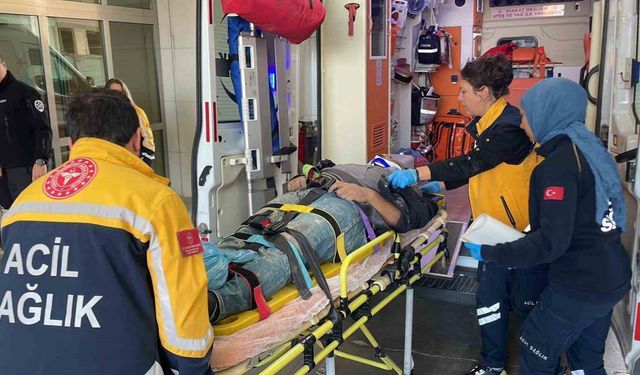 Karaman’da çalıştığı inşaattan düşen işçi yaralandı