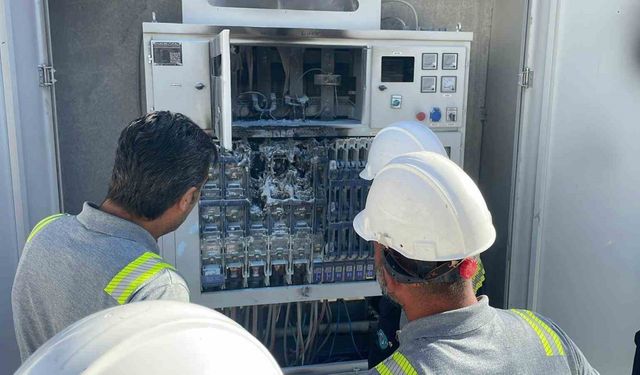 Karaman’da trafo yangını