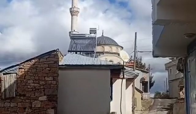 Kaynak makinesi kayboldu, camii hoparlöründen sitem etti