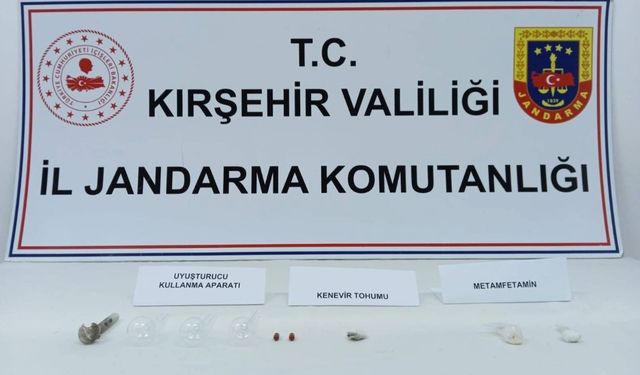 Kırşehir’de uyuşturucu Operasyonu: 3 gözaltı