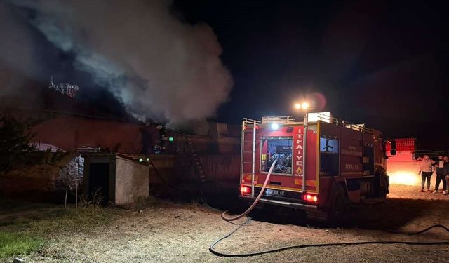 Kulu’da müstakil evde yangın