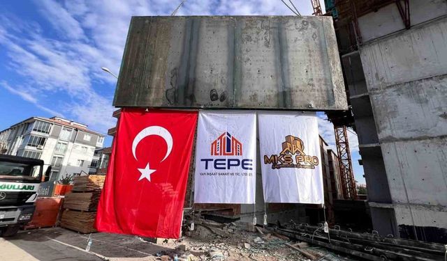 Malatya Güven Sitesi’nde beton işleri tamamlandı
