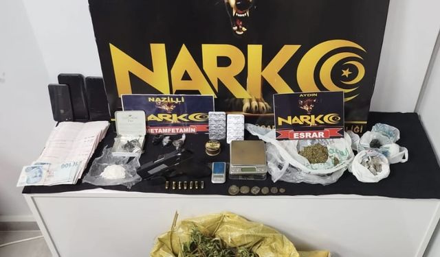 Nazilli’de eş zamanlı uyuşturucu operasyonu: 2 şüpheli tutuklandı