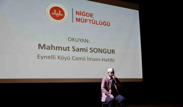 Niğde’de "Peygamberimiz, Cami ve Namaz" konferansı düzenlendi
