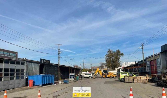 Nilüfer Belediyesi Beşevler Sanayi Sitesi’nin yollarını yeniliyor