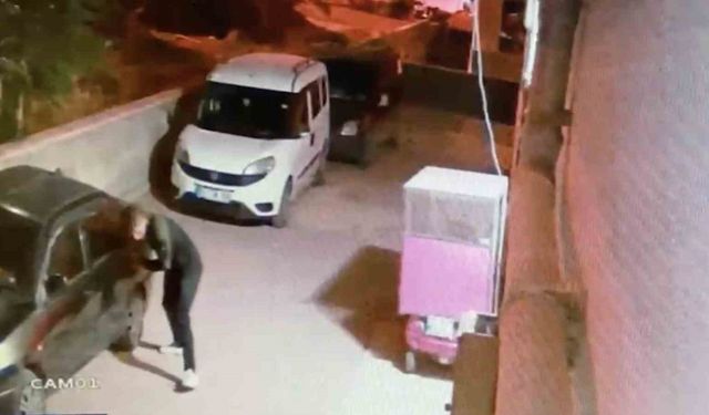 Park halindeki araçların lastiklerini patlatan şahıs yakalandı