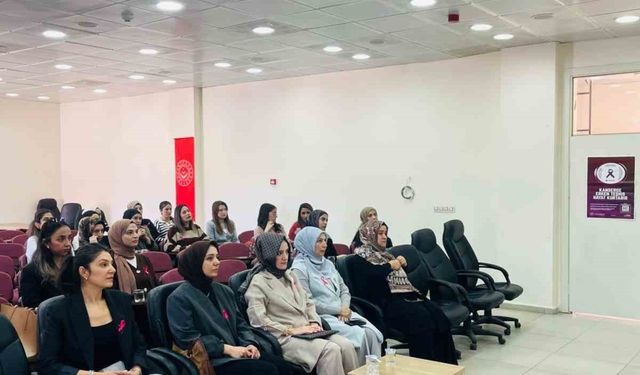 Patnos’ta meme kanseri farkındalık etkinliği düzenlendi