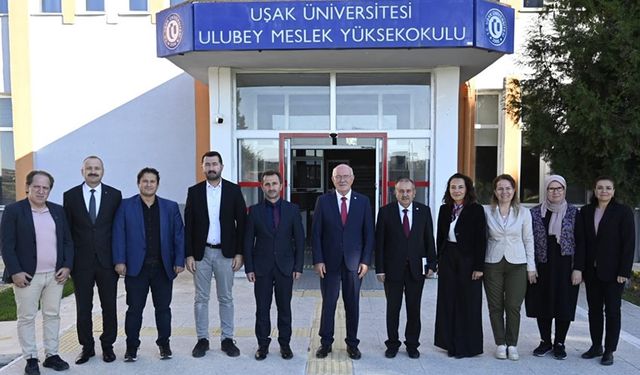 Rektör Prof. Dr. Savaş, Ulubey MYO’yu ziyaret etti