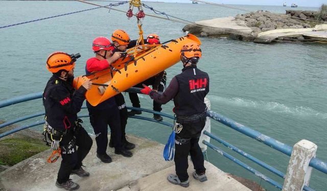 Samsun’da ekipler afet hazırlığını test etti