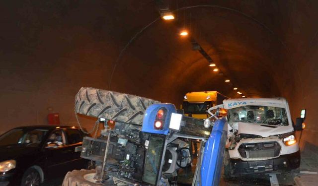 Samsun’da tünelde kaza: 2 yaralı
