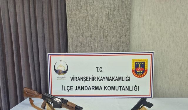 Şanlıurfa’da ruhsatsız silah operasyonu: 1 gözaltı