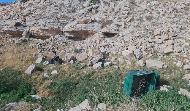 Siirt’te patpat şarampole devrildi: 1 yaralı